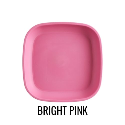 Replay Flat Kids Plate Bright Pink