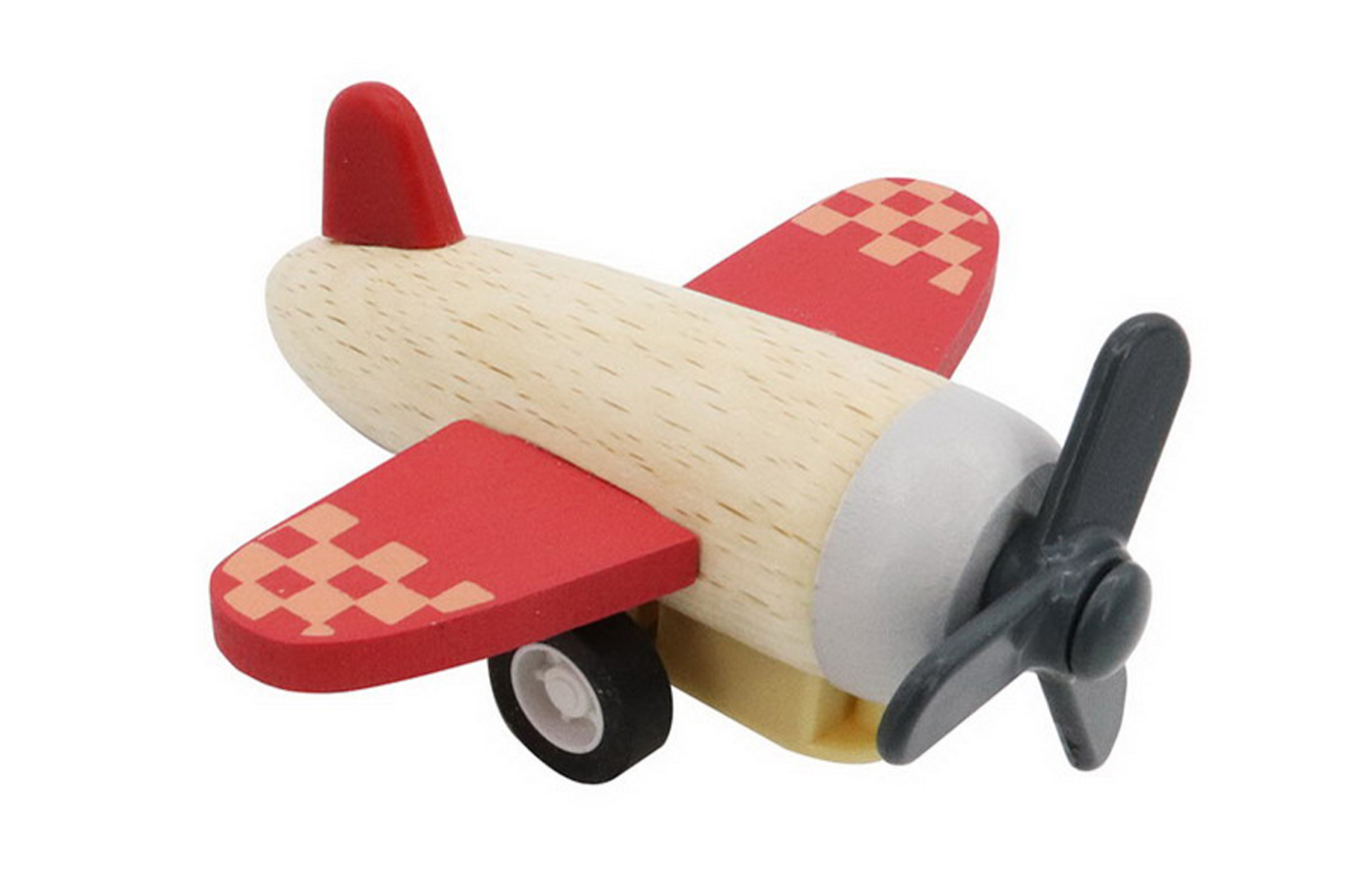 Retro Wooden Pull Back Plane