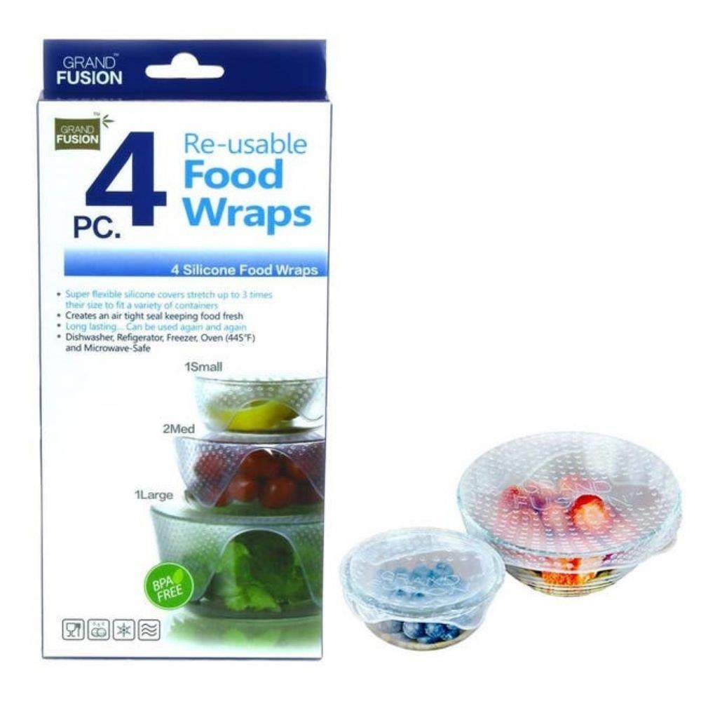 Re-usable Food Wraps 4pc