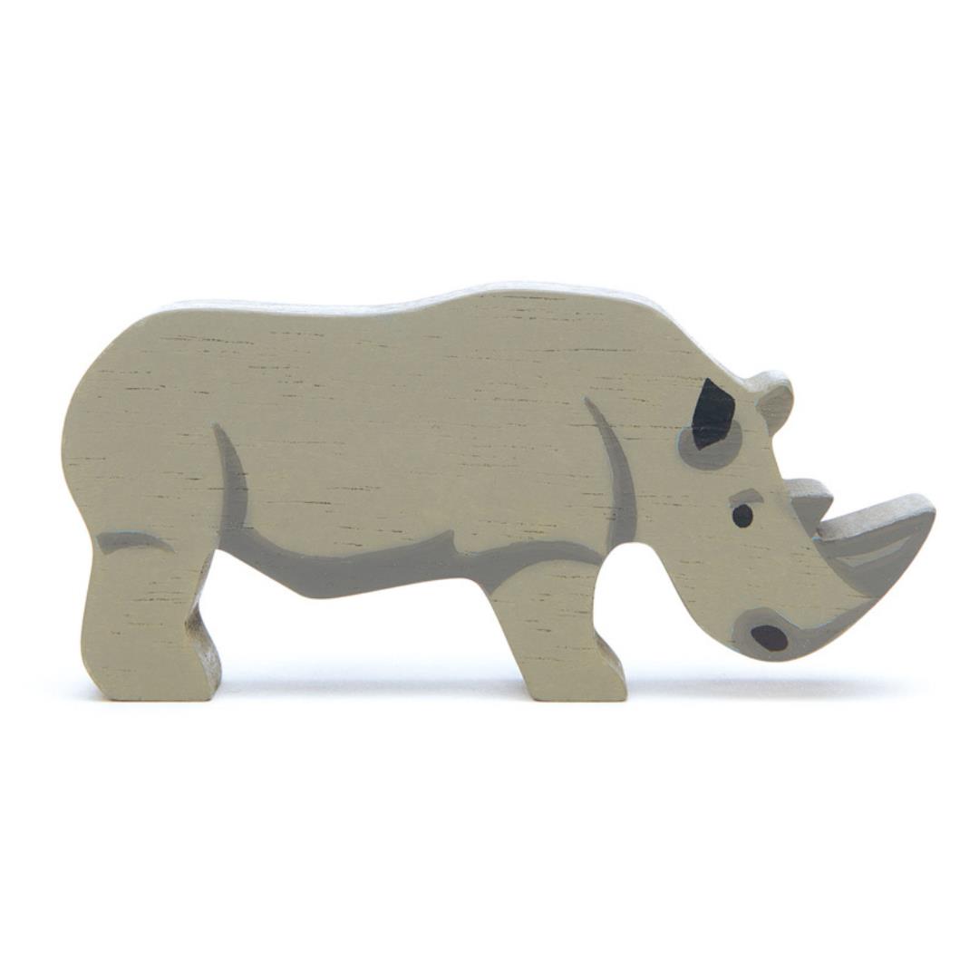 Rhino Wooden Animal