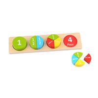 Round Fractions Block Puzzle