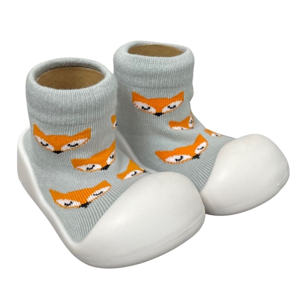 Toddler Rubber Soled socks Fox