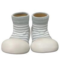 Little Eaton Rubber Soled Socks Grey Star