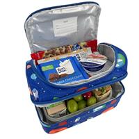 Sachi Insulated Double Decker Lunch Bag - Outer Space 3