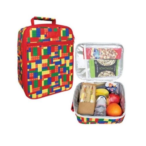 Sachi Insulated Lunch Bag Bricks | Kids Lunch Bag