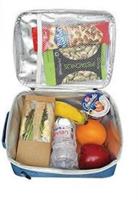 example of inside a filled Sachi Lunchbag