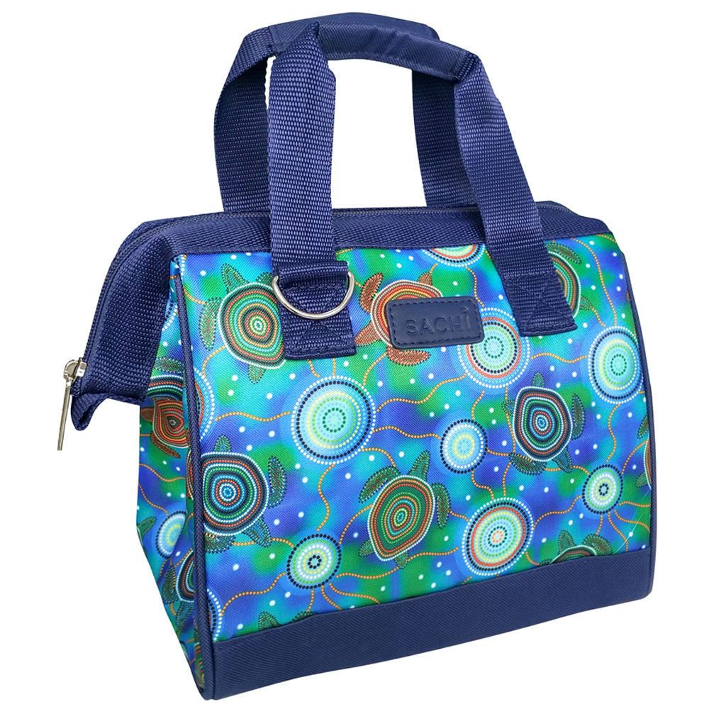 Sachi Insulated Sea Turtles Lunch Tote | Kids Lunch Bag