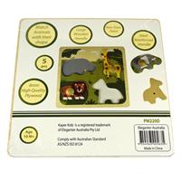 SAFARI ANIMAL LARGE PEG PUZZLE