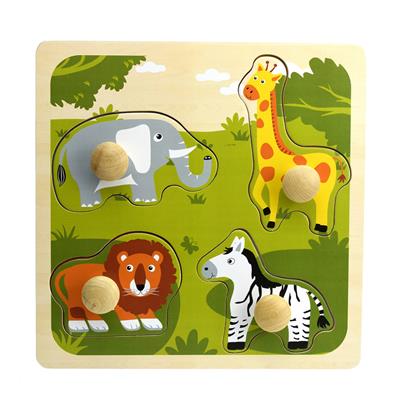Safari Animal Peg Puzzle