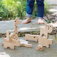 Safari Jungle Wooden Puzzle and Play