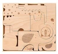 Safari Jungle Wooden Puzzle and Play