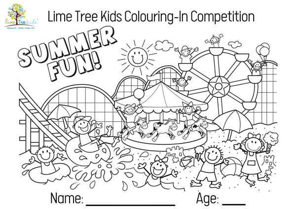 School Holidays Colouring In Competition
