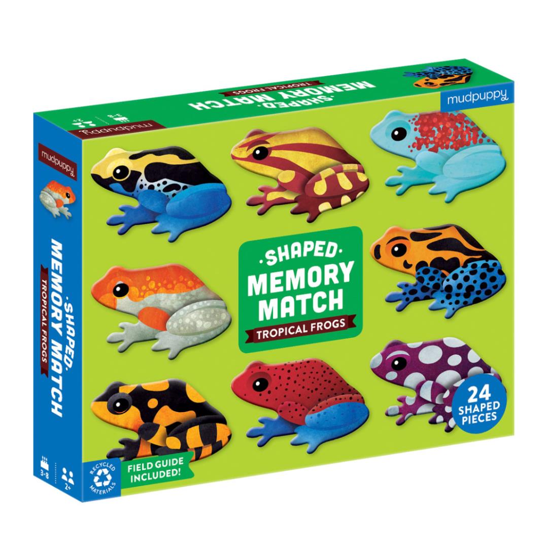 Mudpuppy Memory Match Frogs Game