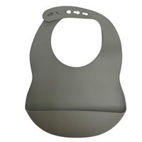 Silicone Baby Bib - Olive