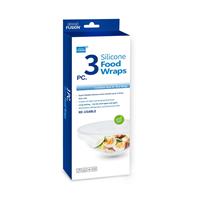 Silicone Food Wraps XL 3pc