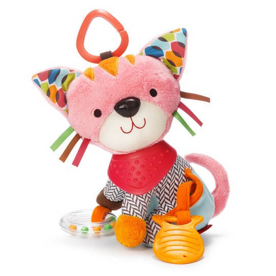 Skip Hop Bandana Buddies Kitty Stroller Toy