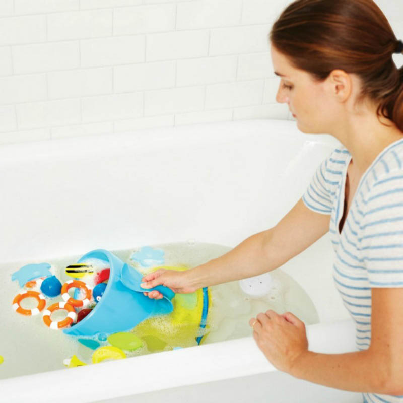 Skip Hop-Kids Bathroom Accessories- Moby Scoop and Splash Bath Toy Organiser