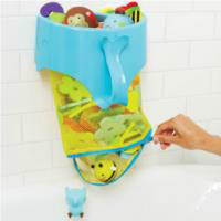 Skip Hop-Kids Bathroom Accessories- Moby Scoop and Splash Bath Toy Organiser