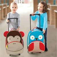 Skip Hop Rolling Luggage Monkey