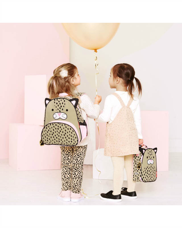 Skip hop leopard backpack sales