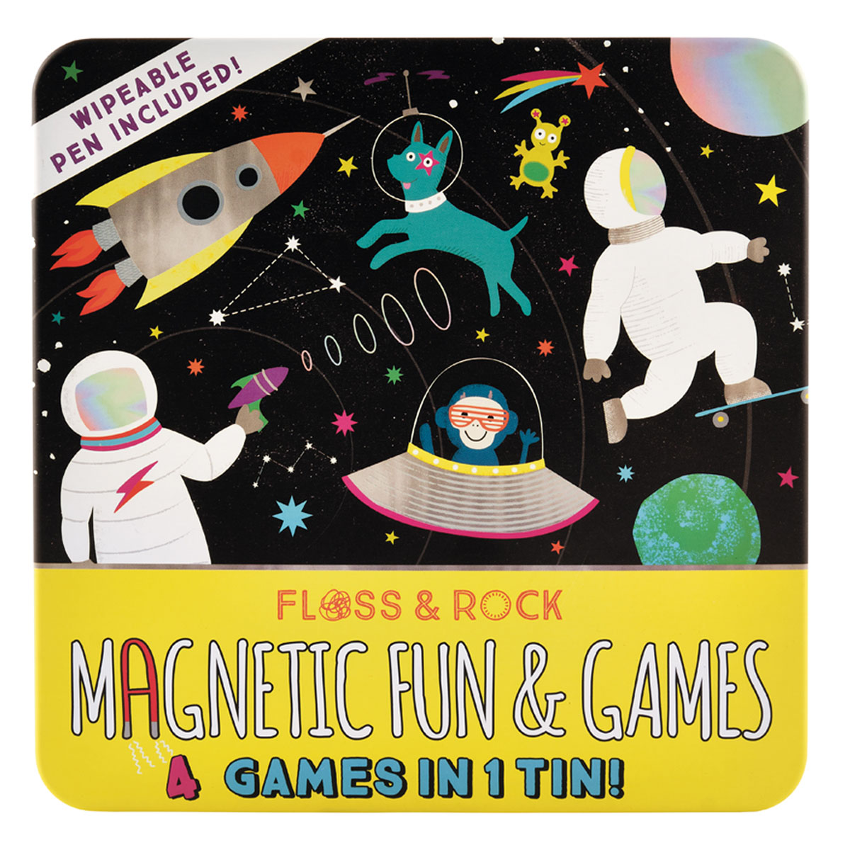 Space Tin of Magnetic Games