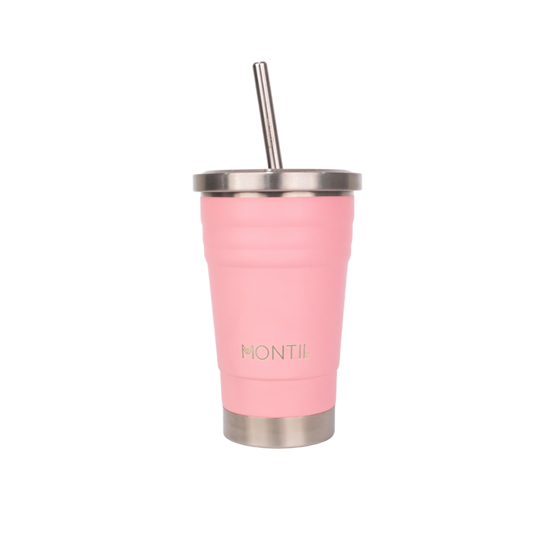 MontiiCo Kids Smoothie Cup  275ml with stainless steel and Silicone s –  AST + CO