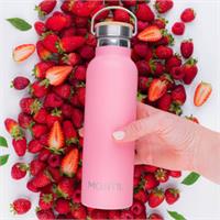 Strawberry MontiiCo Insulated Drink Bottles - 600ml