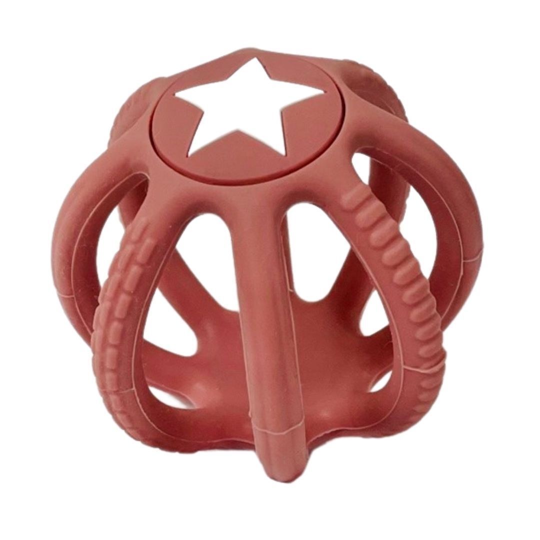 Teether Silicone Ball - Pink