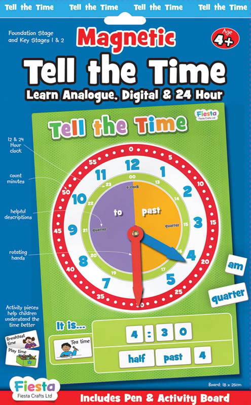 Tell the Time Magnetic Chart| Educational Toys