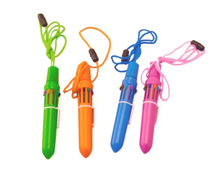 10 coloured pen