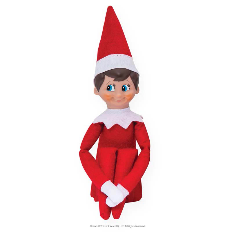 The Elf on the Shelf A Christmas Tradition with Boy Scout Elf blue eyes