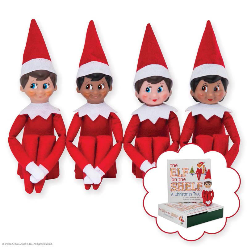 The Elf on the Shelf A Christmas Tradition with Boy Scout Elf brown eyes