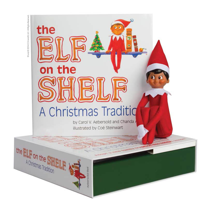 The Elf on the Shelf A Christmas Tradition with Boy Scout Elf brown eyes