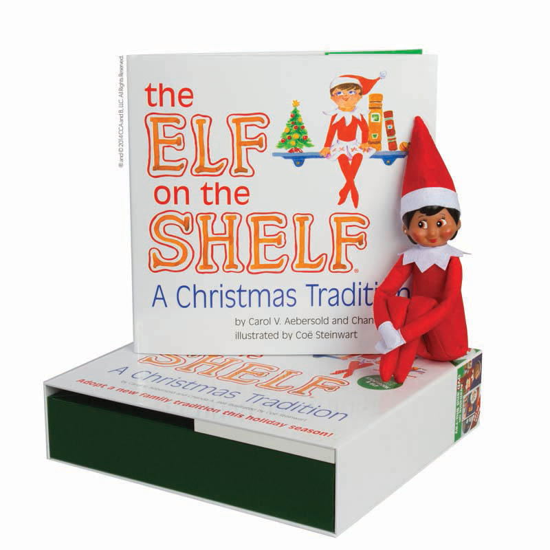 The Elf On The Shelf A Christmas Tradition Girl Scout Elf With Brown ...