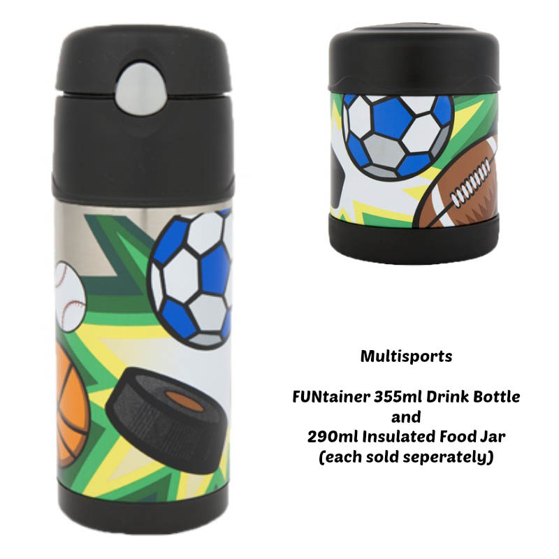 Thermos Funtainer 290ml Insulated Food Jar - Multi Sports