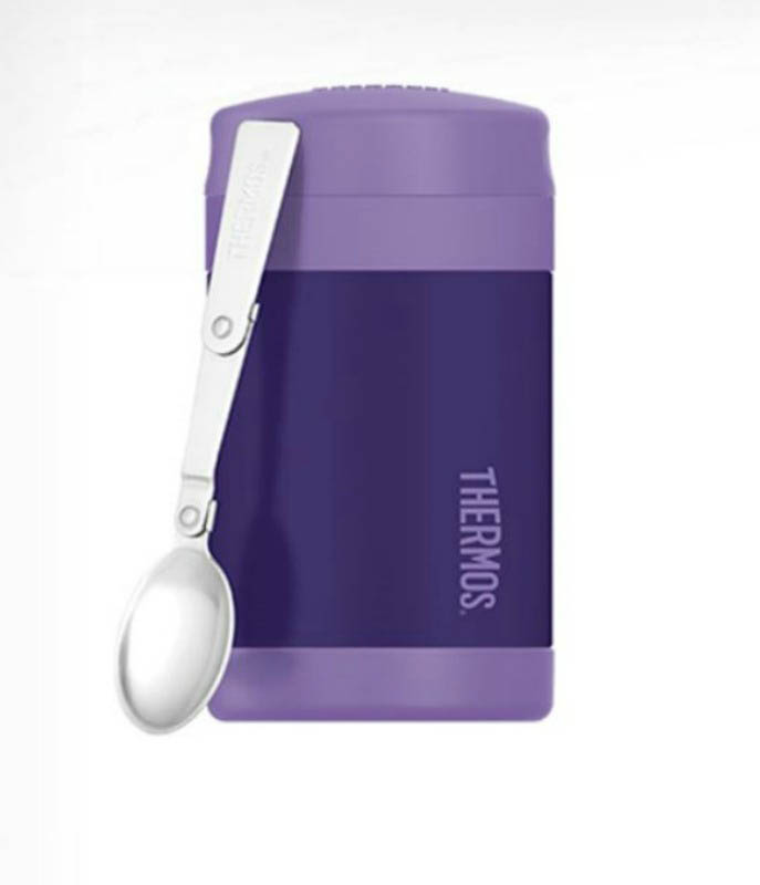 Thermos Funtainer 470ml Insulated Stainless Steel Food Jar-Purple