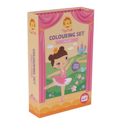 Tiger Tribe Ballet Colouring Set