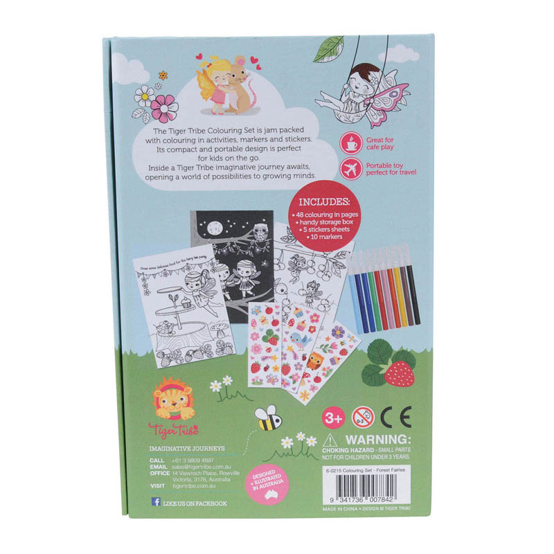 Tiger Tribe - Forest Fairies Colouring Set