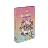  Tiger Tribe Glitter Night Garden Colouring Set