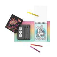  Tiger Tribe Glitter Night Garden Colouring Set