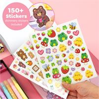 Tiger Tribe Great Big Colouring Set Magical Mini Worlds