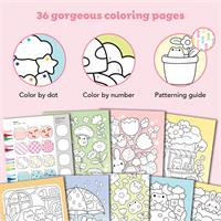 Tiger Tribe Great Big Colouring Set Magical Mini Worlds