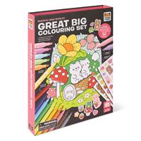 Tiger Tribe Great Big Colouring Set Magical Mini Worlds
