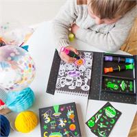 Tiger Tribe Neon Colouring Set Outer Space