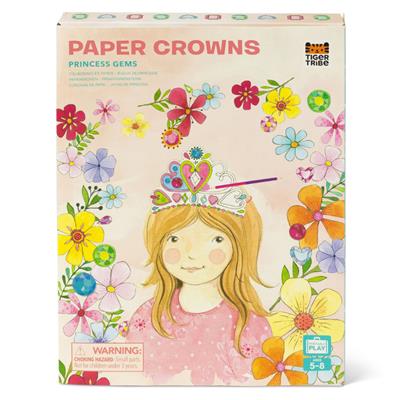 Tiger Tribe Paper Crown Set