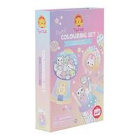 Tiger Tribe Pastel Kawaii Cafe Colouring Set