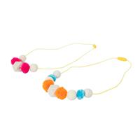 Tiger Tribe Pom Pom Beads Jewellery Design Kit