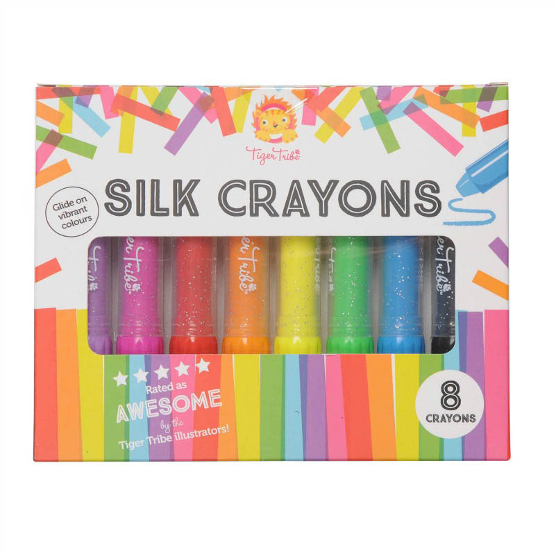Tiger Tribe - Silk Crayons (8pk)