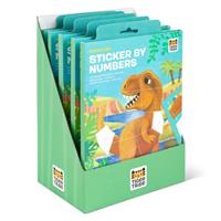 Tiger Tribe Sticker by Numbers Dinosaurs