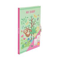 Tiger Tribe Tropical Sloth Lockable Diary